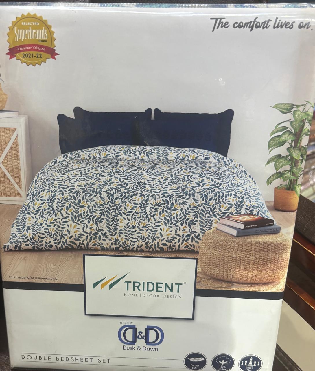 My Trident Dusk And Down Cotton Bedsheet